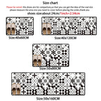 Geometric Lattice Carpet Kitchen Bath Antiskid Mat — 40x60cm