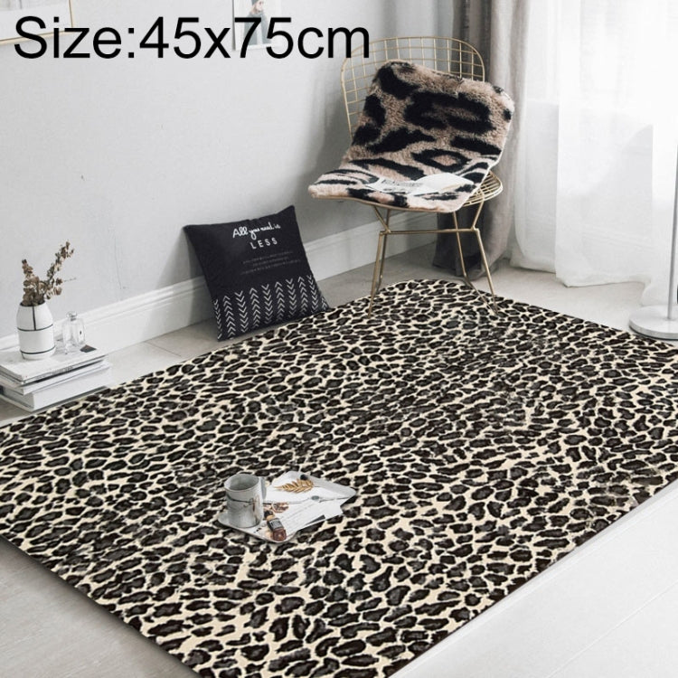 Fashion Leopard Print Carpet Living Room Mat — 100x160cm
