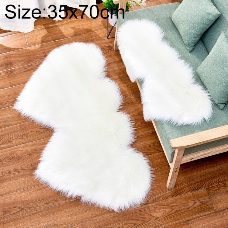 Creative Double Heart Imitation Wool Carpet Sofa Cushion Mat Plush Bedroom Living Room Floor Rugs — view 40