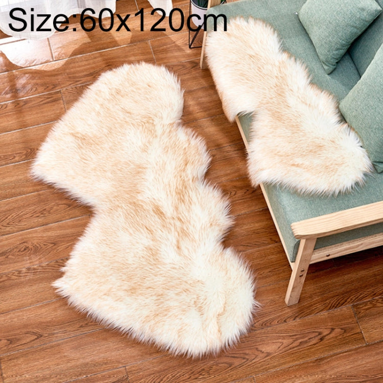 Creative Double Heart Imitation Wool Carpet Sofa Cushion Mat Plush Bedroom Living Room Floor Rugs — view 53