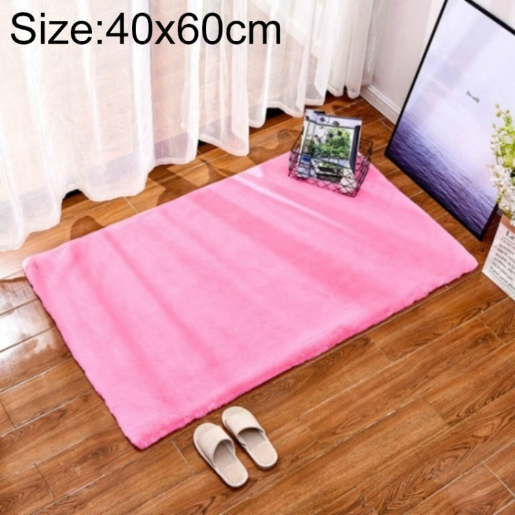 Rug Artificial Rabbit Hair Carpet Non-slip Floor Mats for Living Room Bedroom Balcony Home Decoration — view 17
