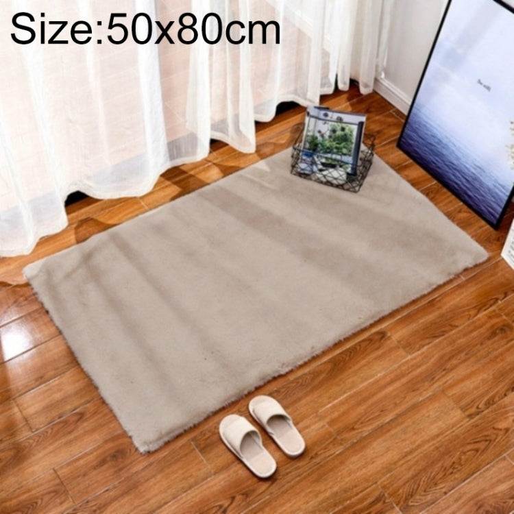 Rug Artificial Rabbit Hair Carpet Non-slip Floor Mats for Living Room Bedroom Balcony Home Decoration — view 10