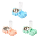 Pet Supplies Automatic Waterer Dog Cat Food Double Bowl — view 7