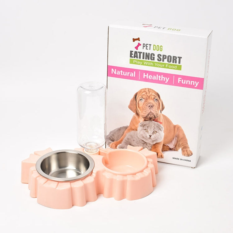 Pet Supplies Automatic Waterer Dog Cat Food Double Bowl — view 8
