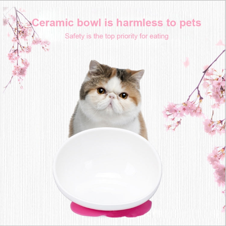 Pet Dog Ceramic Universal Non-slip Food Bowl Feeder — view 7