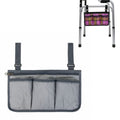 Walking Aid Wheelchair Armrest Side Storage Bag Car Storage Hanging Bag