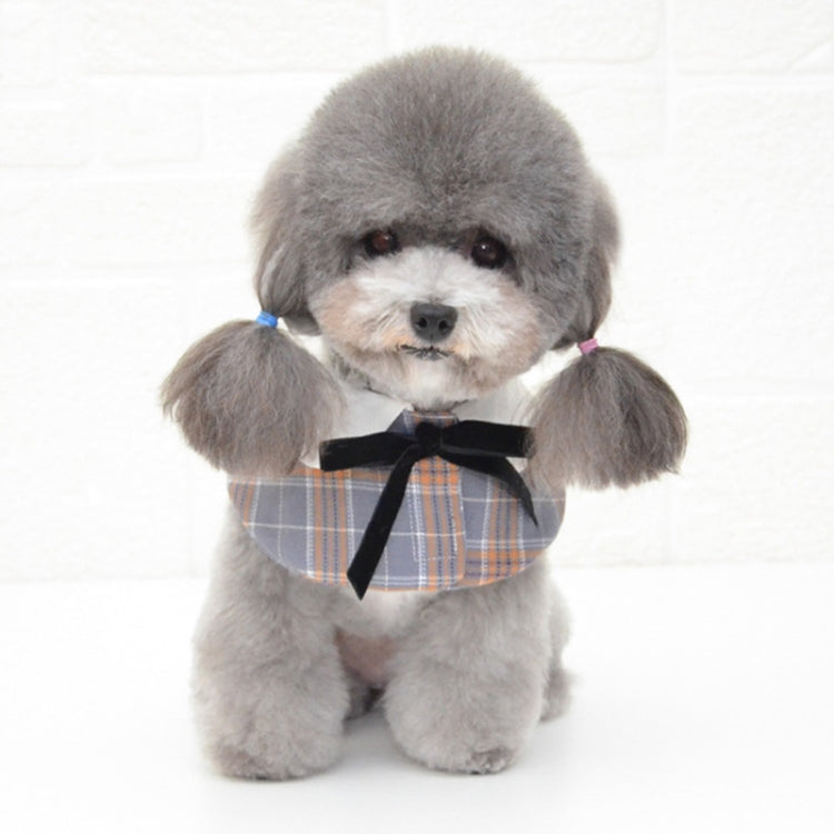 Dog Shawl Small Cloak Pet Bow Ttie Saliva Towel Pet Accessories — view 14