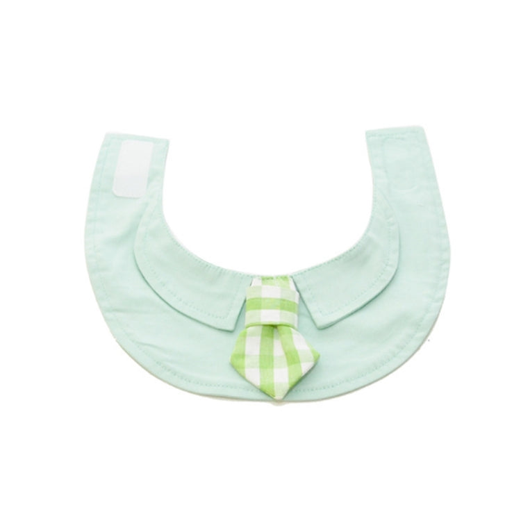 Pet Shawl Scarf Saliva Towel Dog Clothes Accessories — Green