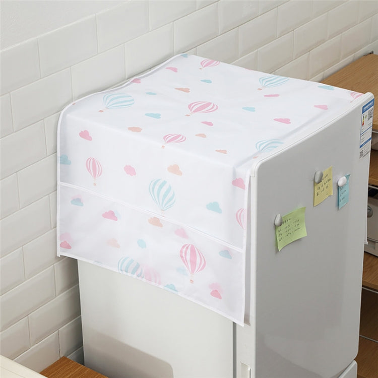 Simple Printing Refrigerator Household Appliance Waterproof Kitchen Storage Dust Cover — Balloon