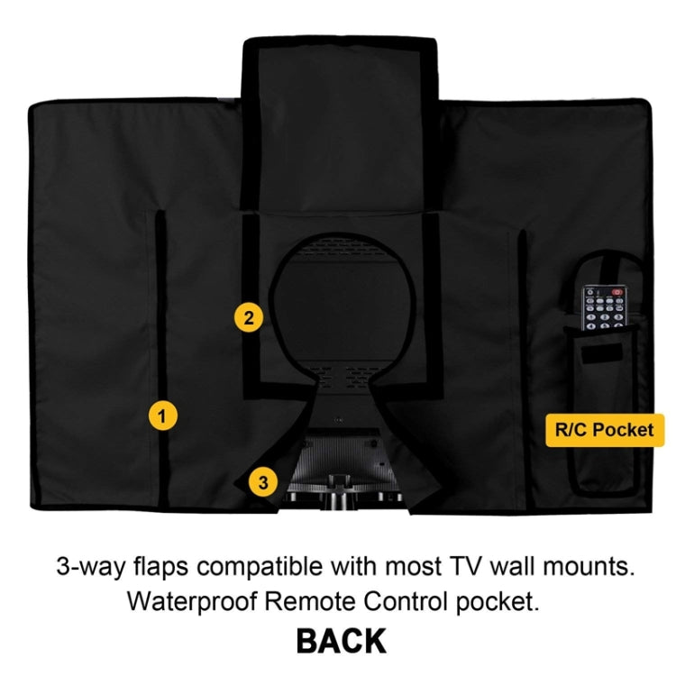 Outdoor TV Waterproof and Dustproof Universal Protector Cover — 36-38 inch