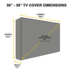 Outdoor TV Waterproof and Dustproof Universal Protector Cover — 52-55 inch