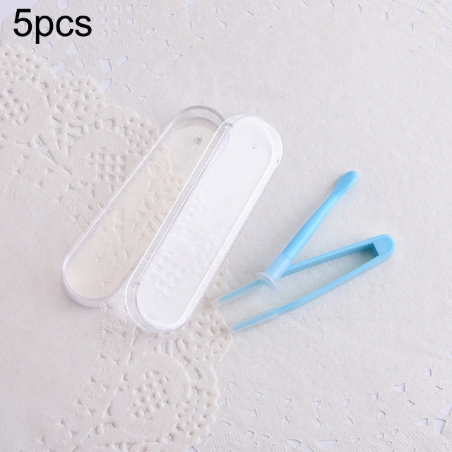 5pcs Portable Contact Lens Special Tweezer and Stick Set Travel Kit — view 7
