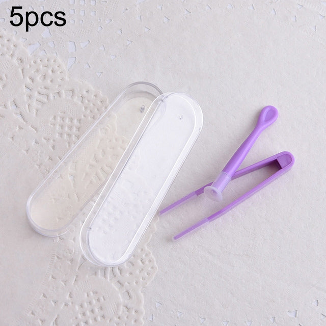 5pcs Portable Contact Lens Special Tweezer and Stick Set Travel Kit — view 8