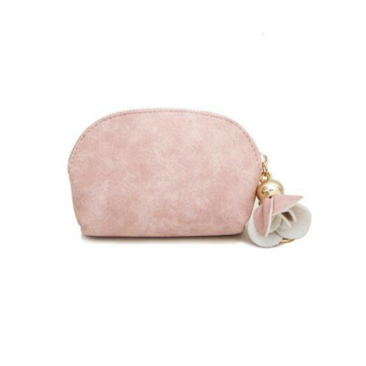 Creative Mini Cute Coin Purse with Flower Tassel Pendant — view 11