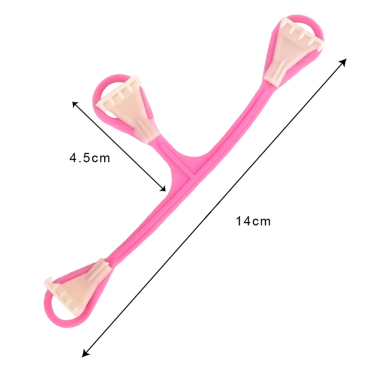 3 PCS Plastic Three-hook Small Claw Baby Diaper BuckleRandom Color Delivery