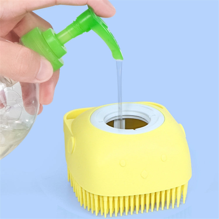 Pet Bath Massage Brush Dog Rub Bath Gloves with Brush — view 7