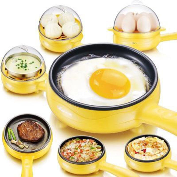 Multifunction Mini Non-Stick Frying Pan Boiler Steamer Cooker Poached Eggpot