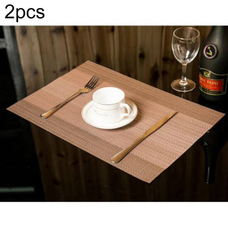 2 PCS Home Table Cup Mat Creative Decor Coffee Drink Placemat Tableware, Size: 45x30cm — view 6