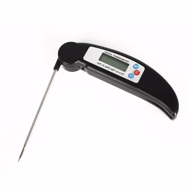 Folding Meat Thermometer Digital Kitchen Thermometer Food Cooking BBQ Probe