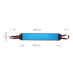 Double Sided Brush Back Exfoliating Bath Towel Strap Bathroom Tool, Random Color Delivery