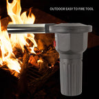 Outdoor Electric Drum Fan BBQ Portable Barbecue Hair Dryer