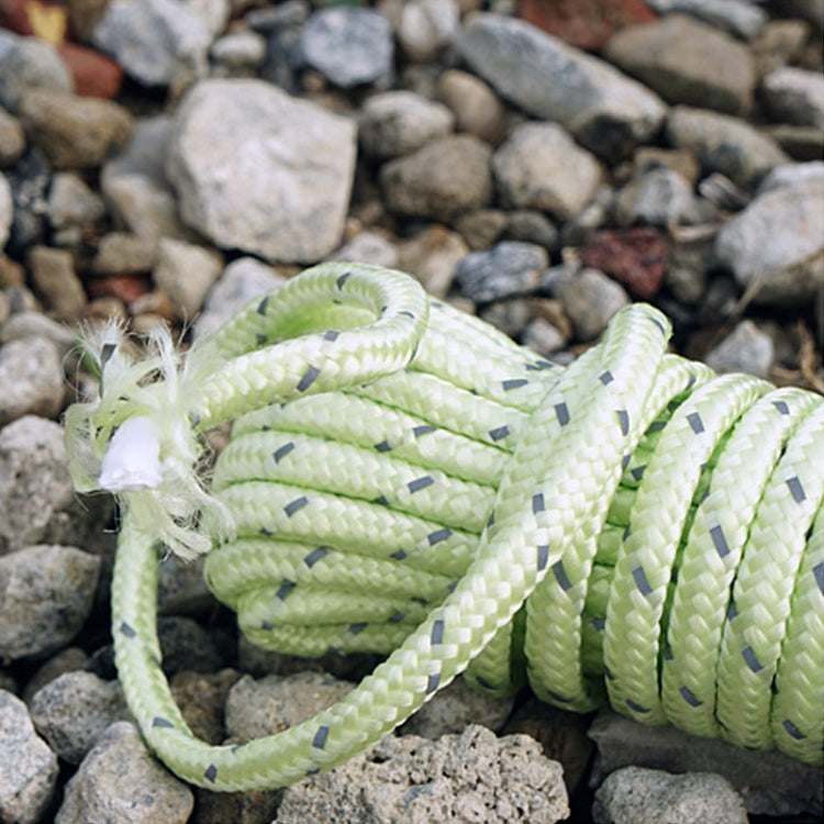 Reflective String Windproof Tent Rope Line Camping Rope Reflective Tent Ropes, 5mm Diameter