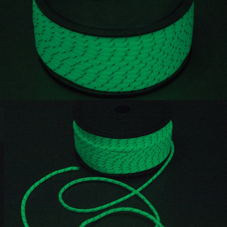 Reflective String Windproof Tent Rope Line Camping Rope Reflective Tent Ropes, 5mm Diameter