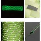Reflective String Windproof Tent Rope Line Camping Rope Reflective Tent Ropes, 5mm Diameter