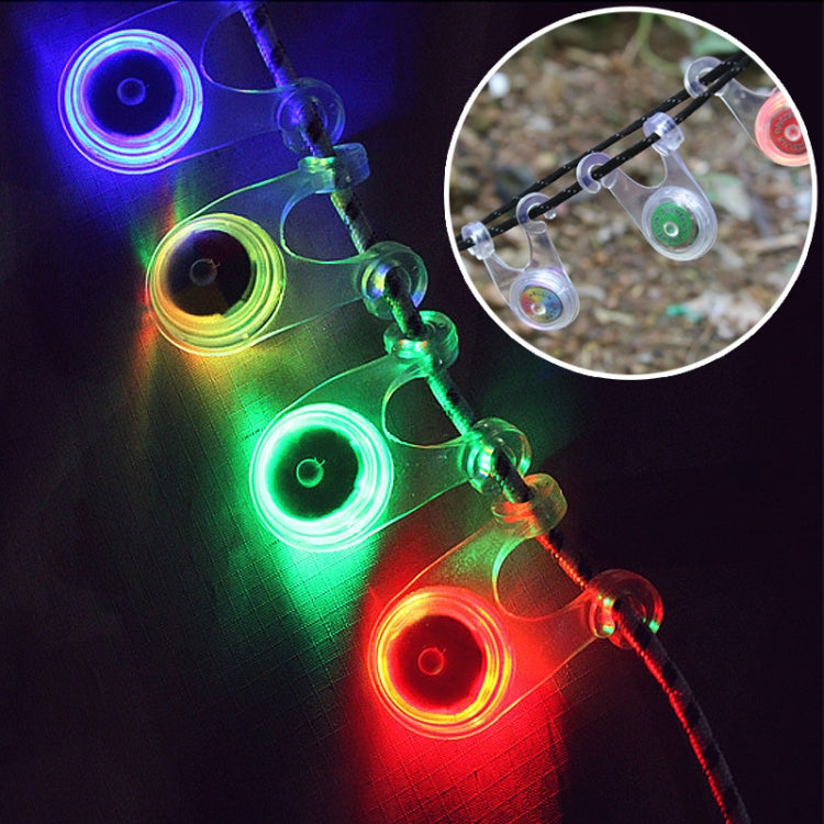 10 PCS Outdoor Camping Tent Silicone Hanging Lamp LED Bicycle Warning Taillight