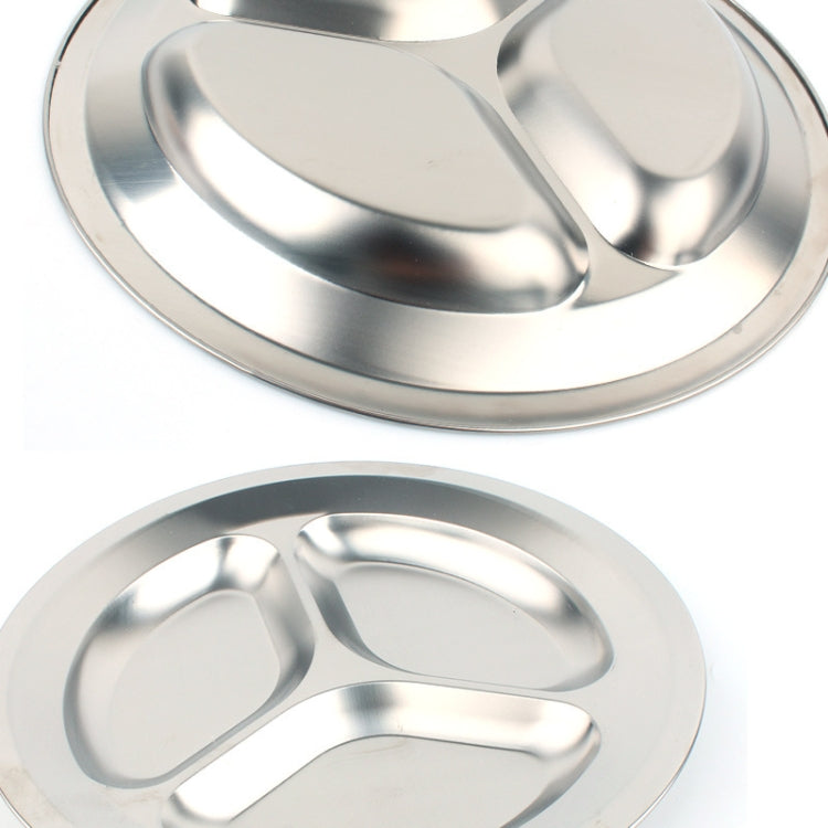 Picnic 3 Grid Round Plate Outdoor Barbecue Non-magnetic 201 Stainless Steel Grid [late