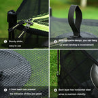 Outdoor Folding Drying Net Four-Layer Storage Basket Storage Basket Camping Drying Fish Drying Net Rack Hanging Basket