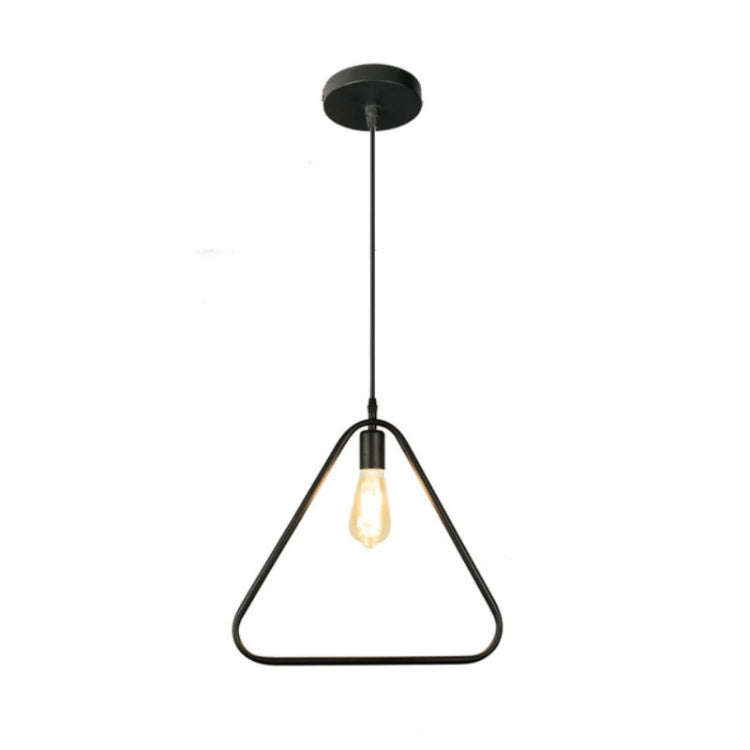 Simple and Creative Wrought Iron Geometric Chandelier Bar Exhibition Hall Clothing Store Restaurant Hotel Decorative Light — view 21
