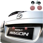 Car License Plate Modification Screw Cap Diamond-encrusted Solid Seal Anti-theft Screws