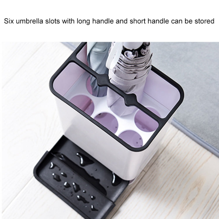 Plastic Detachable Leakproof Type Partition Umbrella Storage Rack