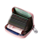 Multi-card Zipper Card Bit Card Small Purse Simple Organ Card Package — Sky Blue