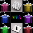 Replacement Shower LED Automatic Bathroom Shower Head, 7 Colors — view 6