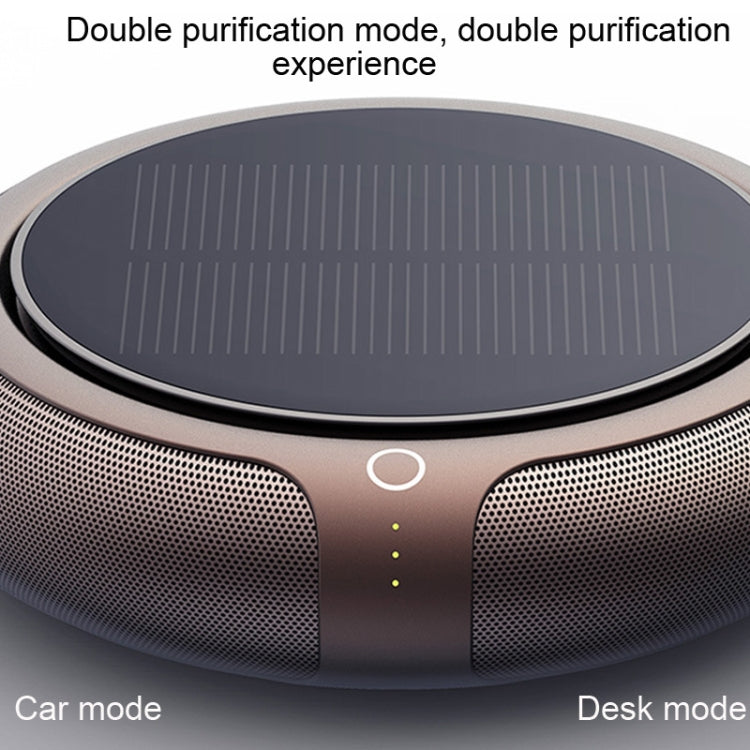 Intelligent Formaldehyde Removal Haze Negative Ion Solar Car Air Purifier