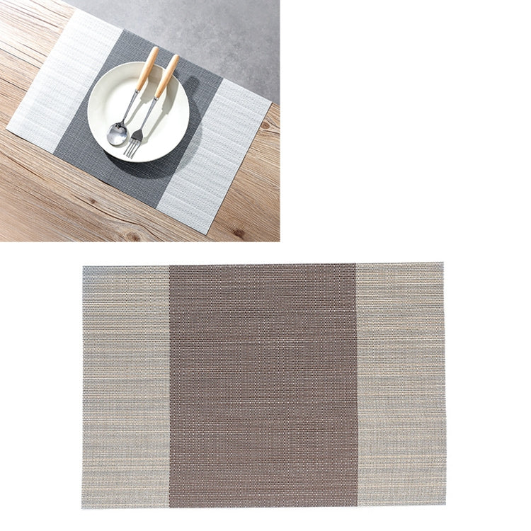 1796 Simple PVC Non-slip Insulation Table Mat Disposable Green Dishes Western Table Mat