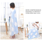 Summer Thin Coral Flannel Office Nap Blanket — view 5