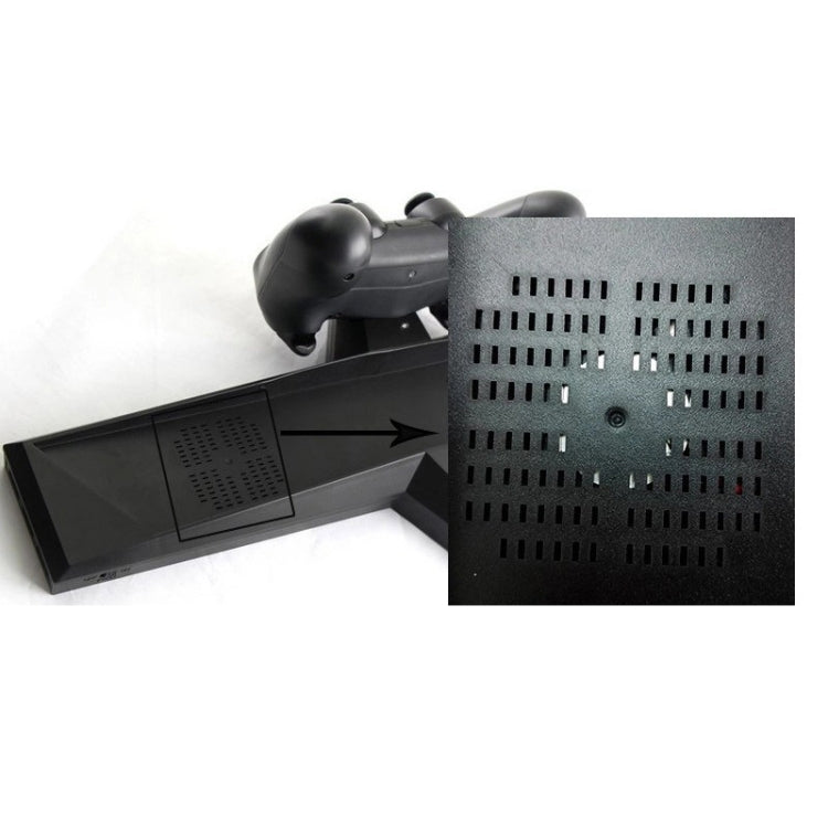 Game Console Radiator And Dual Handle Charging Base For PS4 / PS4 Slim