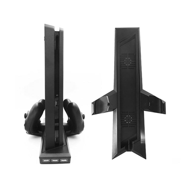 Game Console Radiator And Dual Handle Charging Base For PS4 / PS4 Slim
