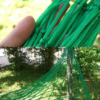 9 Strand Nylon Rope Hammock Portable Camping Leisure Mesh Hammock