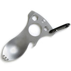 Outdoor Multifunctional Camping Spoon Stainless Steel Tableware Portable Picnic Tableware Fork And Spoon