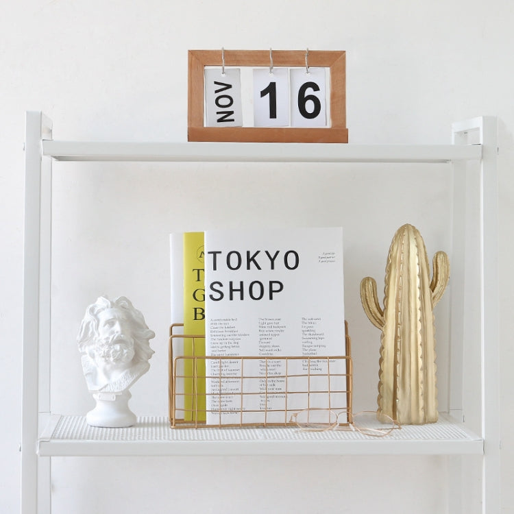 Wrought Iron Desktop Storage Rack Magazine Rack — view 4