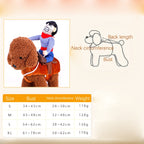 Creative Cowboy Riding Halloween Funny Funny Dress Up Pet Clothes — With Money Bag