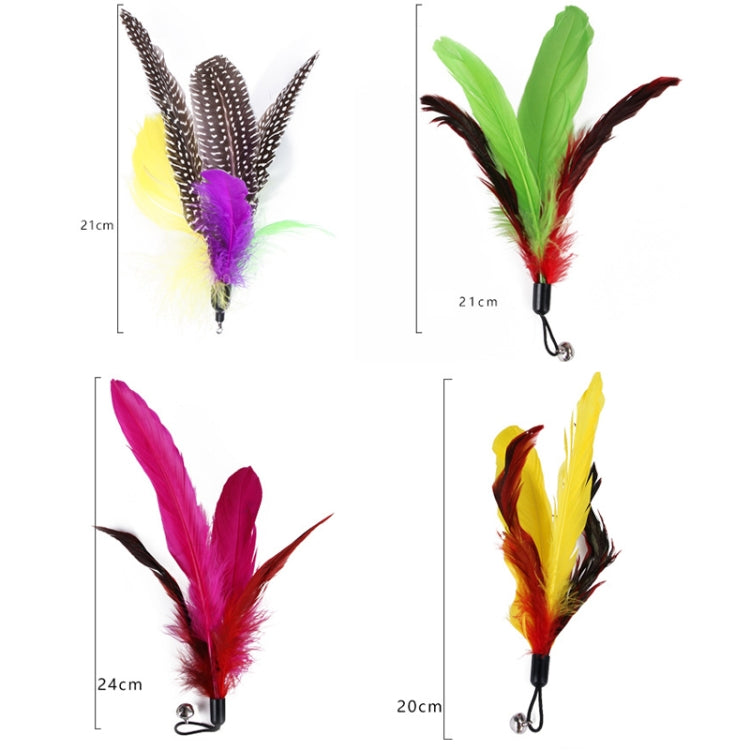 Cat Toys Feather Telescopic Funny Cat Sticks — view 3