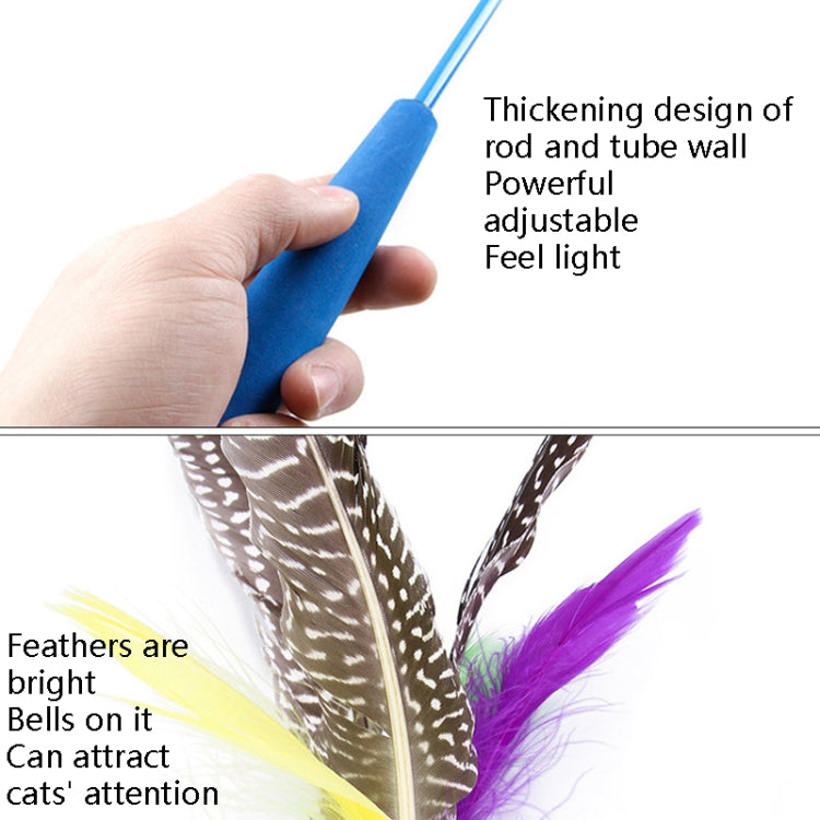 Cat Toys Feather Telescopic Funny Cat Sticks — view 5
