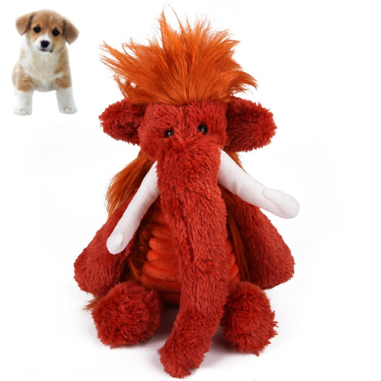 Plush Bite Molar Biting Pet Toy Teddy Small And Medium Pet Sounding Toy — Rhinoceros