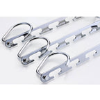 Multifunctional Stainless Steel Folding Clothes Jacket Pants Storage Hanger — view 3