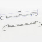 Multifunctional Stainless Steel Folding Clothes Jacket Pants Storage Hanger — view 4